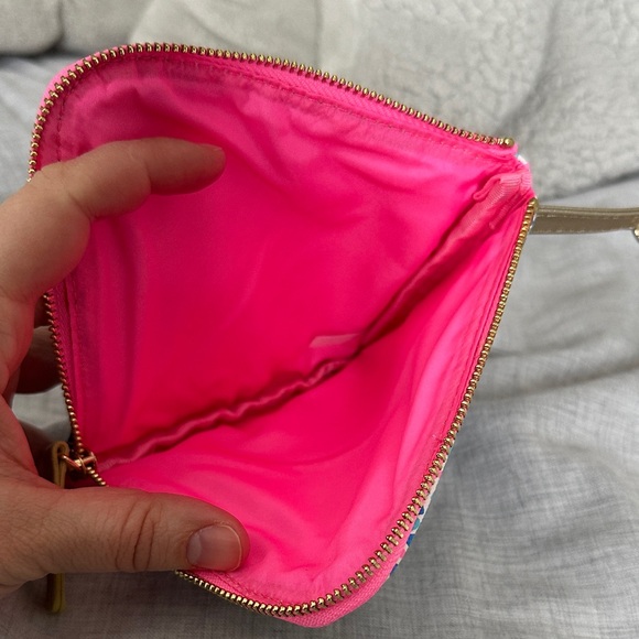 Lilly Pulitzer Blue and Pink Key & Card Holder - Picture 2 of 3